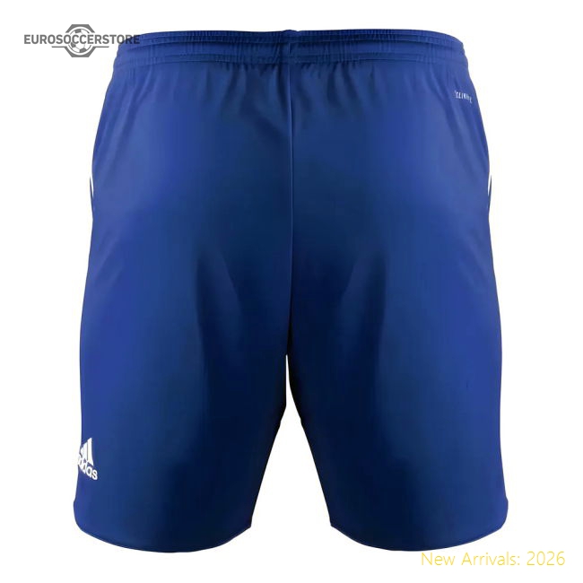 2017-2018 Schalke Adidas Away Shorts (Blue) - Kids-The Soccer Shirt Hub