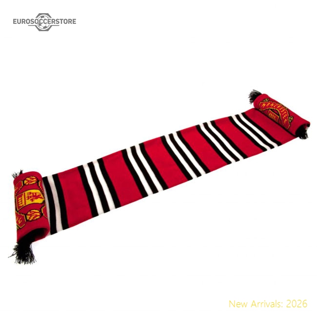 Manchester United FC Bar Scarf-The Soccer Shirt Hub