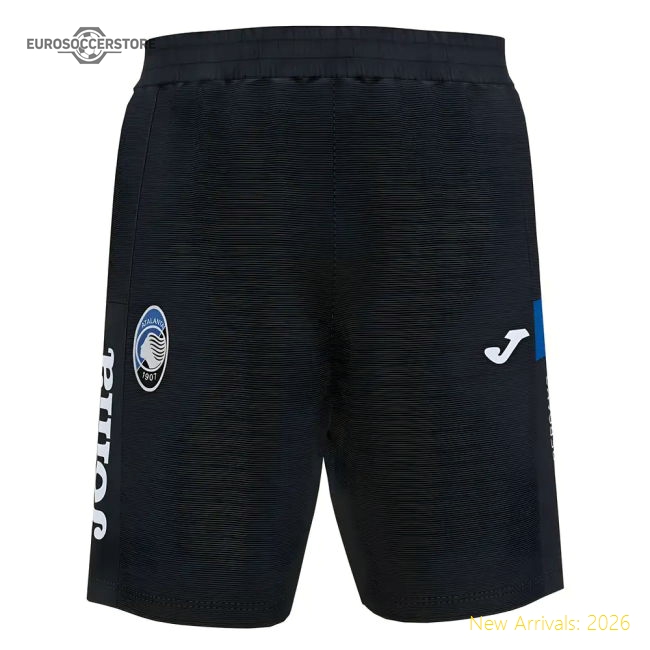 2021-2022 Atalanta Training Shorts (Black)-The Soccer Shirt Hub
