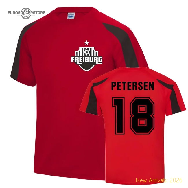 Nils Petersen Freiburg Sports Training Jersey (Red)-The Soccer Shirt Hub