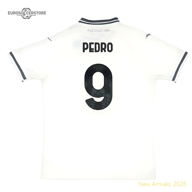 2025-2026 Lazio Away Shirt (Pedro 9)-The Soccer Shirt Hub