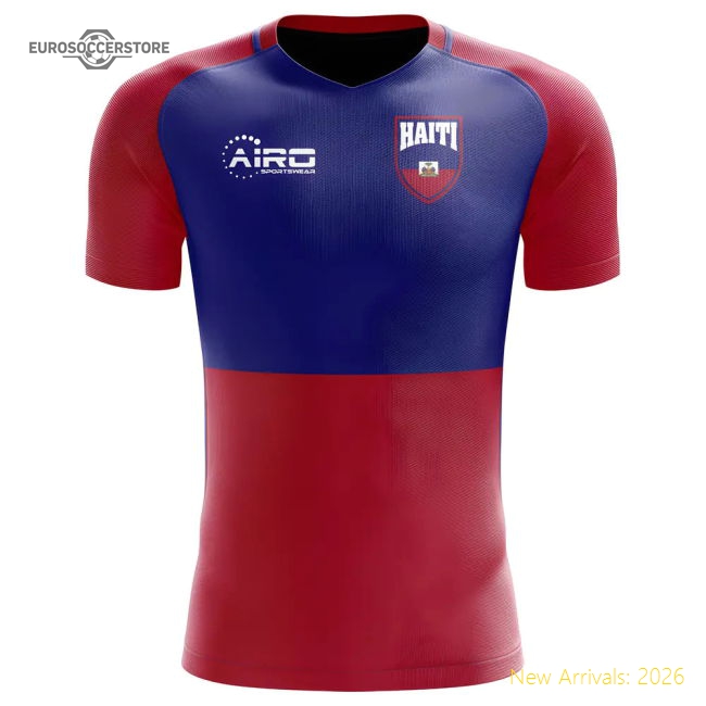 2025-2026 Haiti Home Concept Football Shirt-The Soccer Shirt Hub