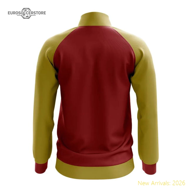 Montenegro Concept Football Track Jacket (Red)-The Soccer Shirt Hub