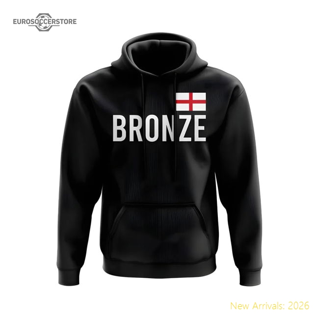 Lucy Bronze England Name Hoody (Black)-The Soccer Shirt Hub