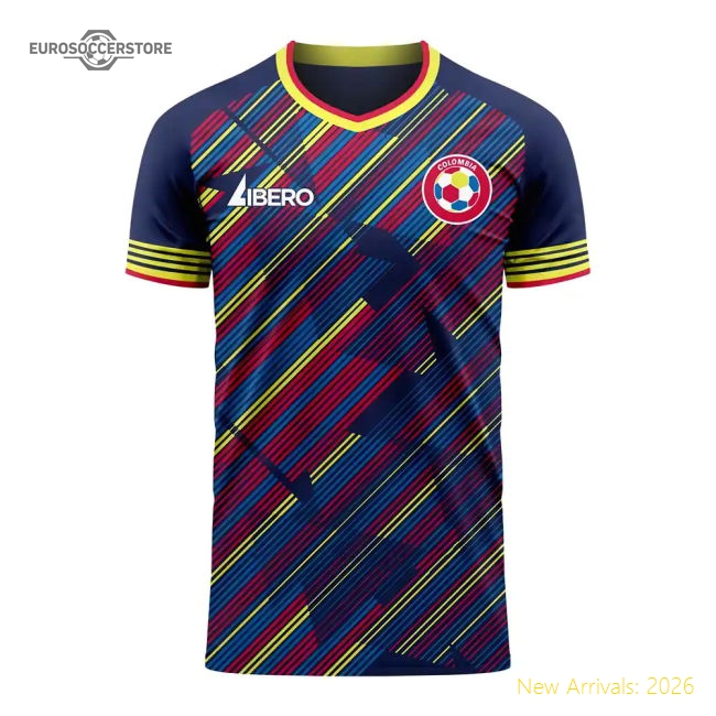 Colombia 2025-2026 Third Concept Football Kit (Libero)-The Soccer Shirt Hub