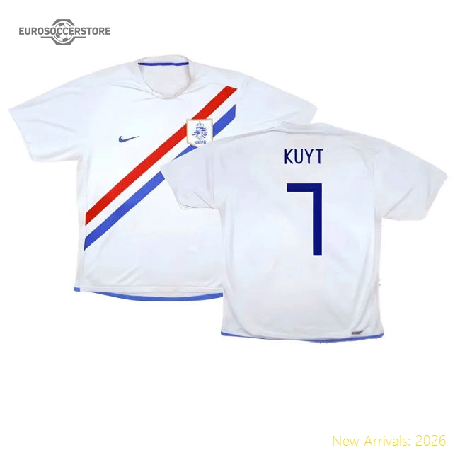 Holland 2006-08 Away Shirt ((Very Good) S) (Kuyt 7)-The Soccer Shirt Hub
