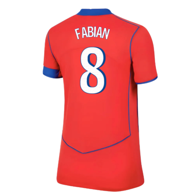2025-2026 PSG Third Shirt (Womens) (Fabian 8)-The Soccer Shirt Hub