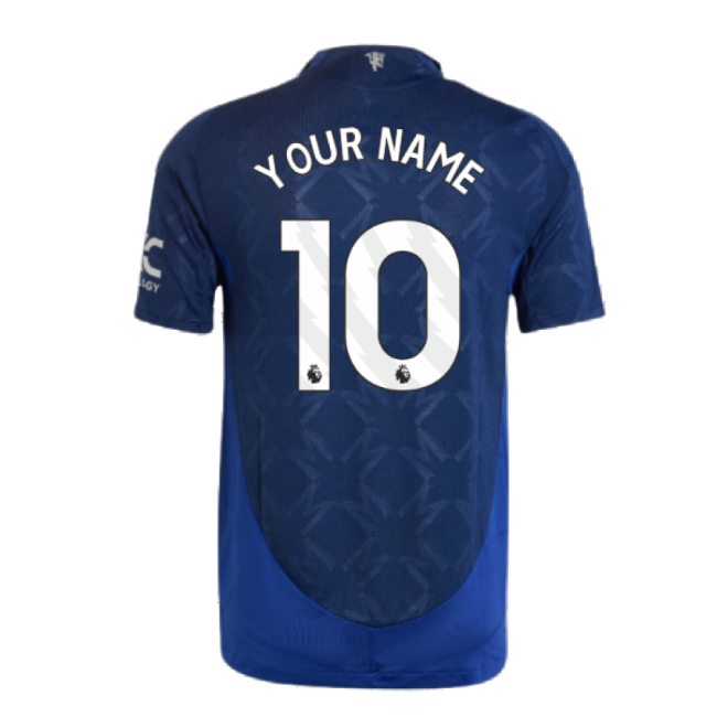 2024-2025 Man Utd Authentic Away Shirt (Your Name)-The Soccer Shirt Hub