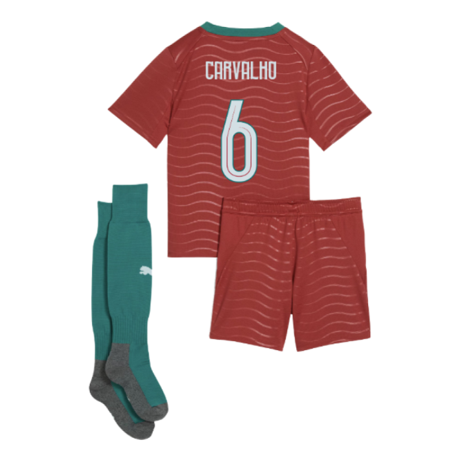2026-2027 Portugal Home Mini Kit (Carvalho 6)-The Soccer Shirt Hub