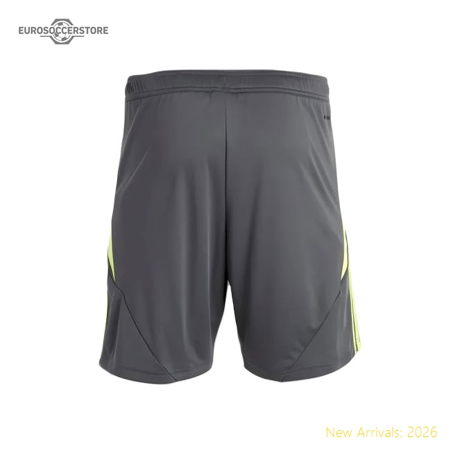 2025-2026 Man Utd Home Goalkeeper Shorts (Grey) - Kids-The Soccer Shirt Hub