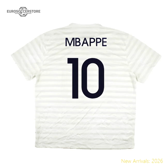 France 2014-15 Away Shirt ((Very Good) XXL) (Mbappe 10)-The Soccer Shirt Hub