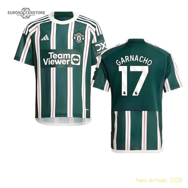 2023-2024 Man Utd Away Shirt (Kids) (Garnacho 17)-The Soccer Shirt Hub