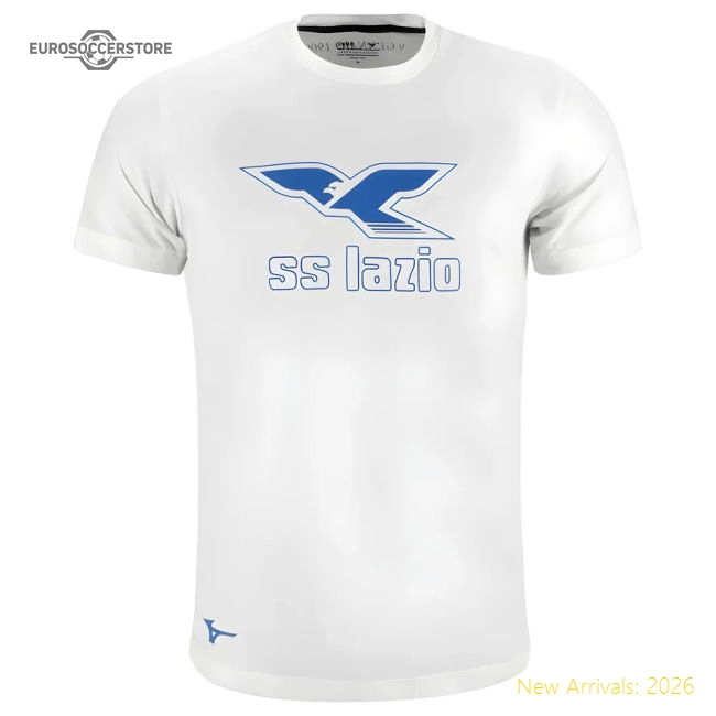Lazio 125th Anniversary Cotton Tee (White)-The Soccer Shirt Hub