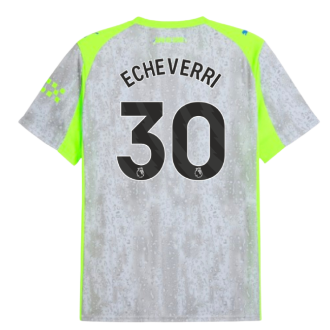 2025-2026 Man City Third Shirt (Echeverri 30)-The Soccer Shirt Hub