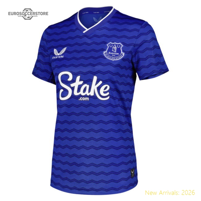2025-2026 Everton Home Shirt (Womens)-The Soccer Shirt Hub