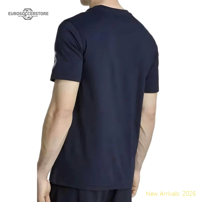 2025-2026 Real Madrid US Tee (Navy)-The Soccer Shirt Hub