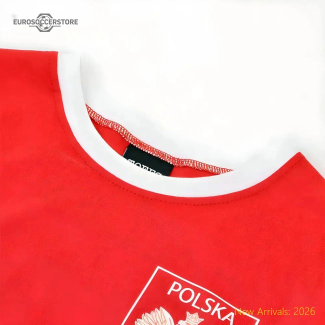 Poland 12th ManT-Shirt - Red/White Ringer-The Soccer Shirt Hub