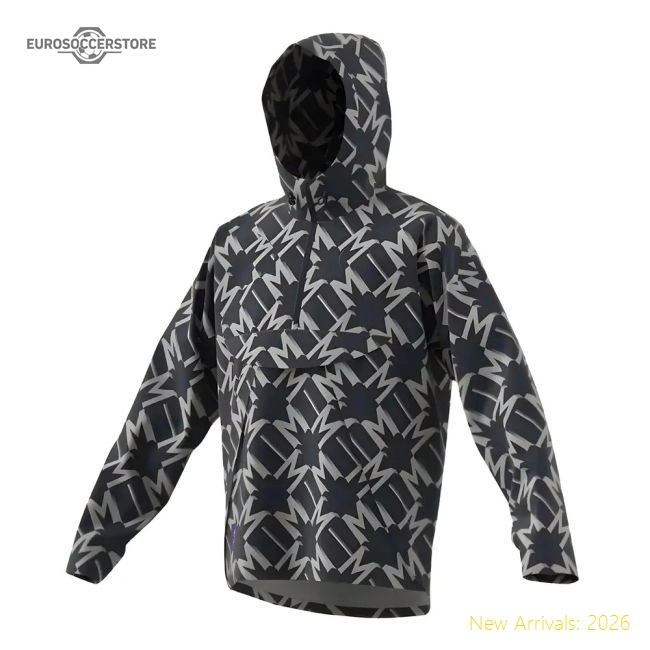 2024-2025 Man Utd Seasonal Half Zip Windbreaker (Night Indigo)-The Soccer Shirt Hub