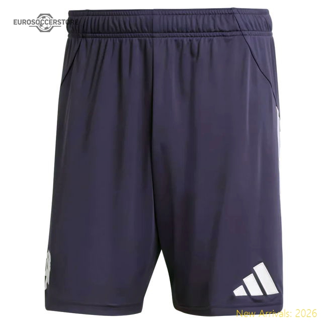 2025-2026 Man Utd Away Shorts (Aurora Plum)-The Soccer Shirt Hub