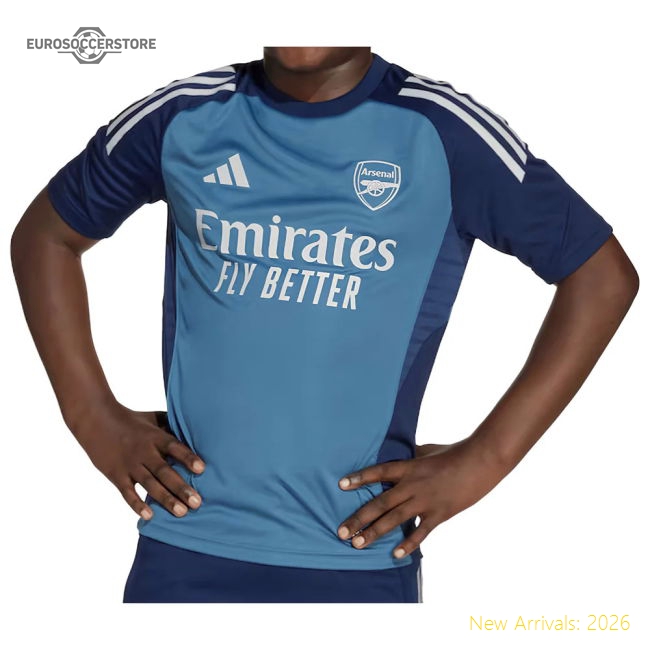 2025-2026 Arsenal Training Shirt (Blanch Blue) - Kids-The Soccer Shirt Hub