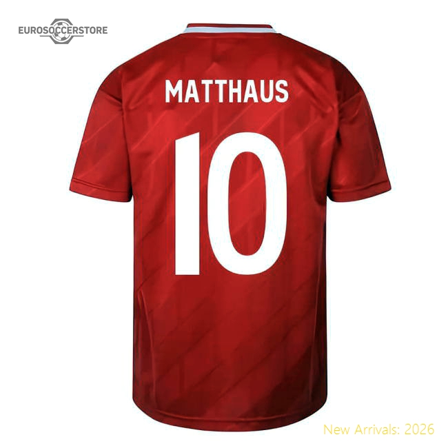 Score Draw Bayern Commodore 1984 Trikot Retro Football Shirt (Matthaus 10)-The Soccer Shirt Hub