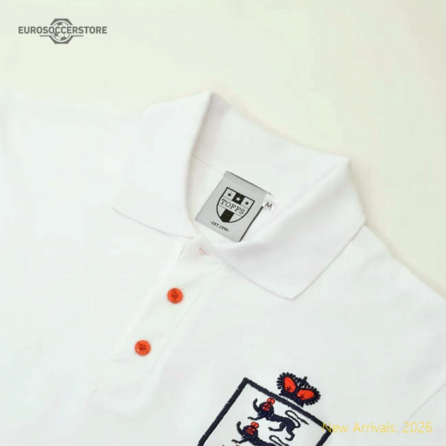 England White Polo Shirt-The Soccer Shirt Hub