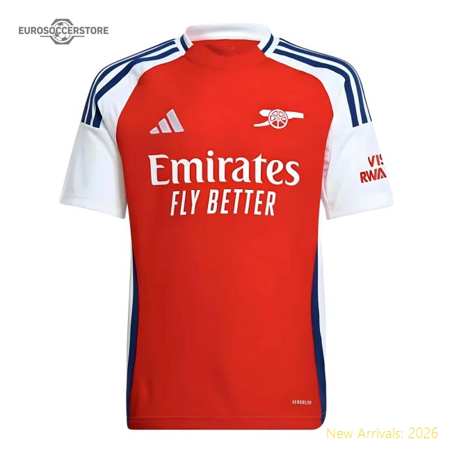 2024-2025 Arsenal Home Shirt (Kids)-The Soccer Shirt Hub
