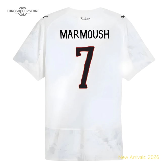 2025-2026 KIDSUPER x Manchester City CWC Authentic Shirt (White) (Marmoush 7)-The Soccer Shirt Hub