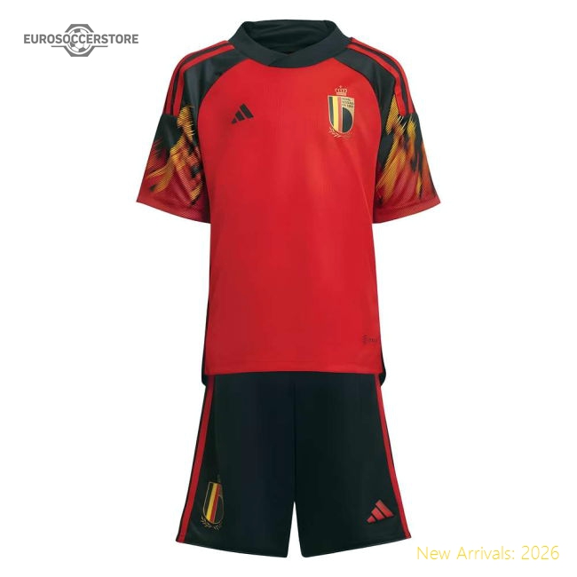 2022-2023 Belgium Home Mini Kit-The Soccer Shirt Hub