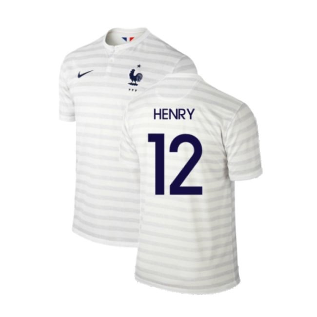 France 2014-15 Away Shirt ((Excellent) M) (Henry 12)-The Soccer Shirt Hub