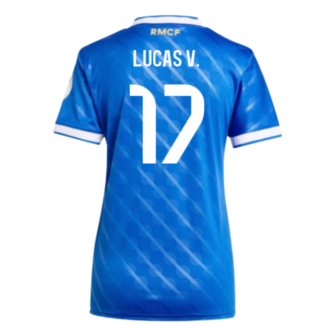 2025-2026 Real Madrid Third Shirt (Womens) (Lucas V. 17)-The Soccer Shirt Hub