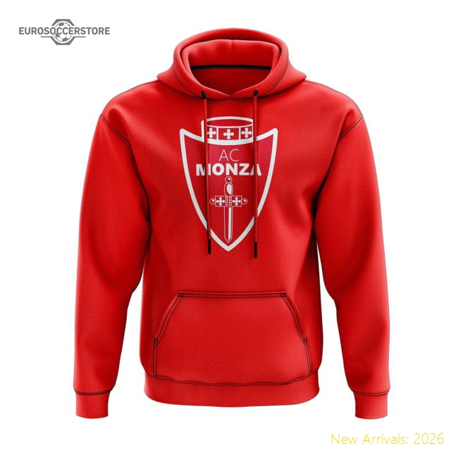 AC Monca Hoody (Red)-The Soccer Shirt Hub