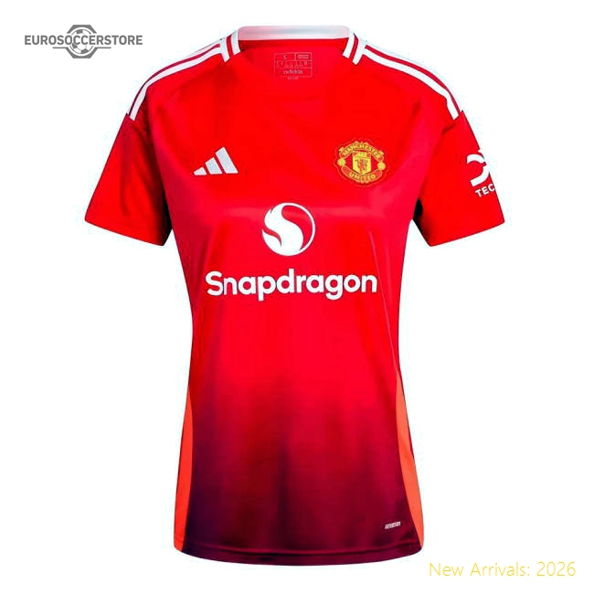 2024-2025 Man Utd Home Shirt (Womens)-The Soccer Shirt Hub