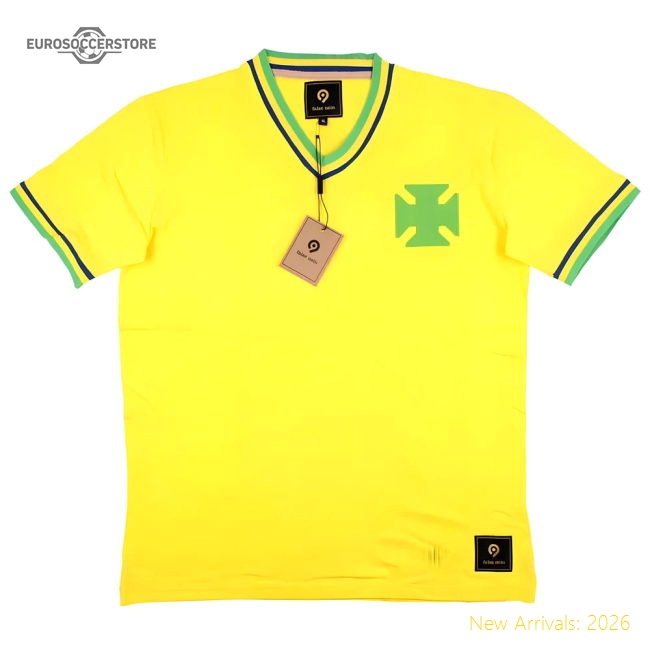False Nein Brazil Home Football Shirt (ZICO 10)-The Soccer Shirt Hub