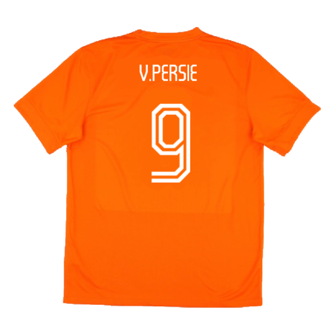 Holland 2014-15 Home Shirt (Good) (V.Persie 9)-The Soccer Shirt Hub