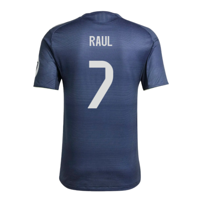 2025-2026 Real Madrid Authentic Away Shirt (Raul 7)-The Soccer Shirt Hub