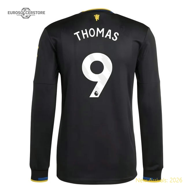 2025-2026 Man Utd Authentic Long Sleeve Third Shirt (Thomas 9)-The Soccer Shirt Hub