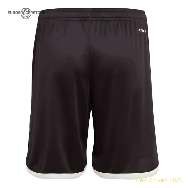 2023-2024 Man Utd Authentic Away Shorts (Black)-The Soccer Shirt Hub