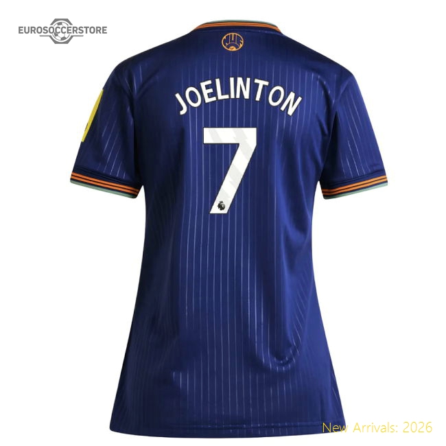 2025-2026 Newcastle Third Shirt (Womens) (Joelinton 7)-The Soccer Shirt Hub