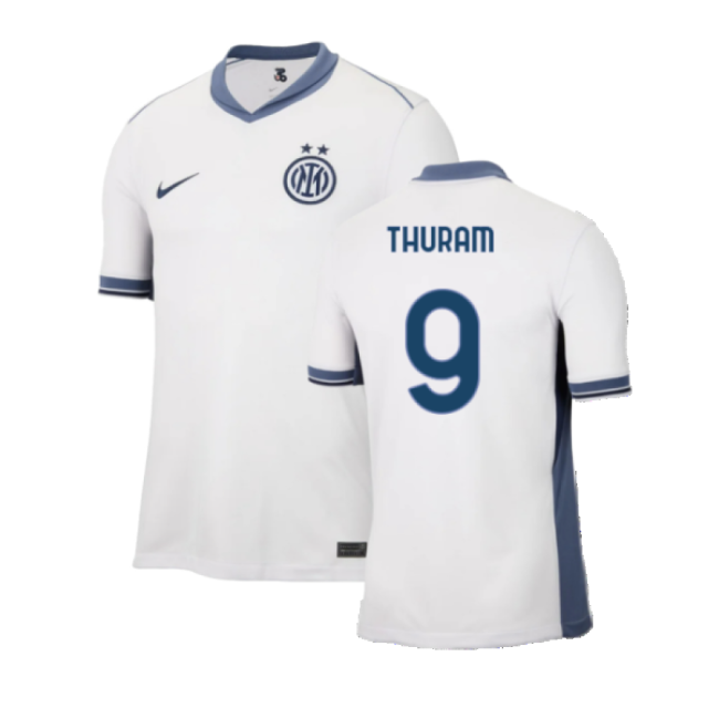 2024-2025 Inter Milan Away Shirt (Thuram 9)-The Soccer Shirt Hub