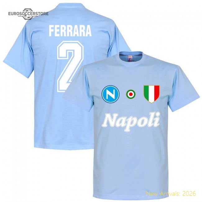 Napoli Ferrara 2 Team T-Shirt - Sky-The Soccer Shirt Hub