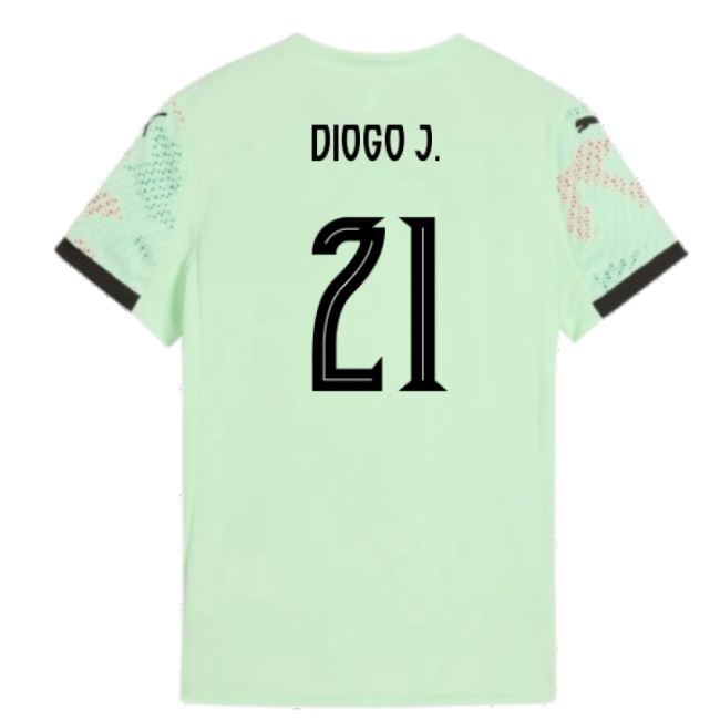 2025-2026 Portugal Womens Team Away Shirt (Ladies) (Diogo J. 21)-The Soccer Shirt Hub