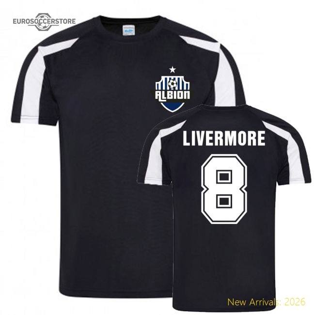 Jake Livermore West Brom Sports Training Jersey (Navy)-The Soccer Shirt Hub