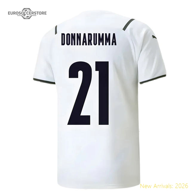 2021-2022 Italy Away Shirt (DONNARUMMA 21)-The Soccer Shirt Hub
