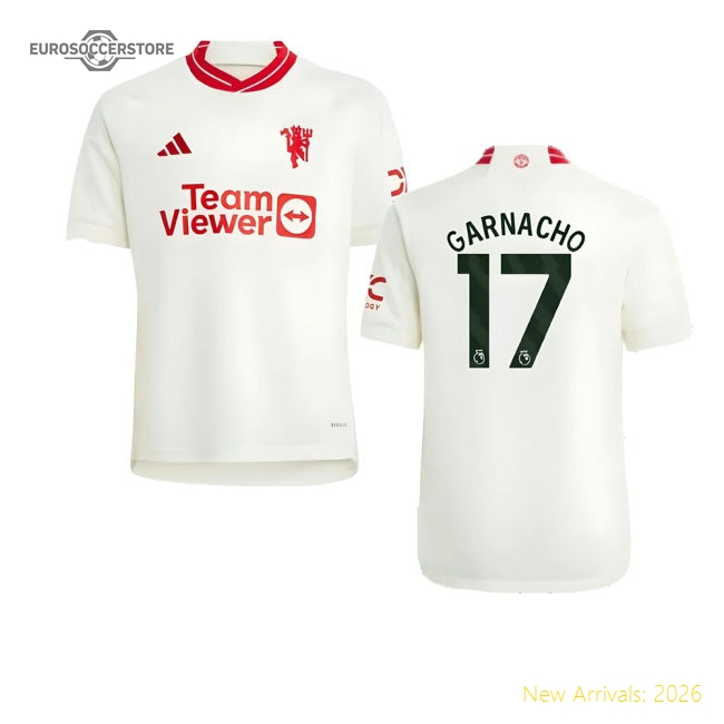 2023-2024 Man Utd Third Shirt (Kids) (Garnacho 17)-The Soccer Shirt Hub