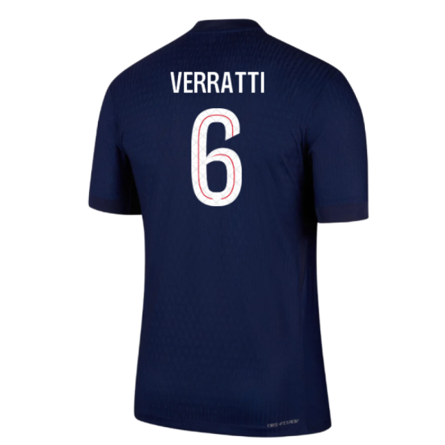 2025-2026 PSG Home Dri-Fit ADV Authentic Shirt (Verratti 6)-The Soccer Shirt Hub