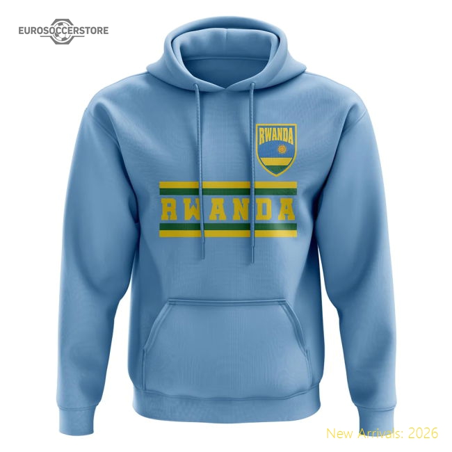 Rwanda Core Football Country Hoody (Sky)-The Soccer Shirt Hub
