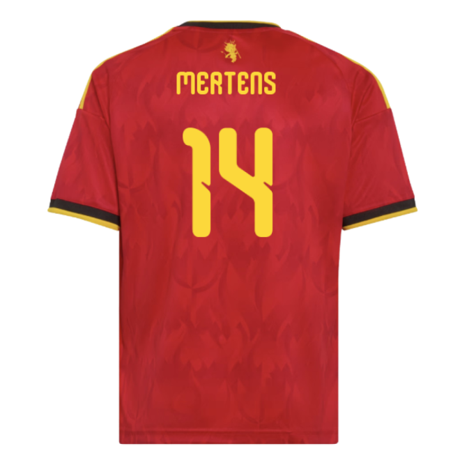 2026-2027 Belgium Home Shirt (Kids) (Mertens 14)-The Soccer Shirt Hub