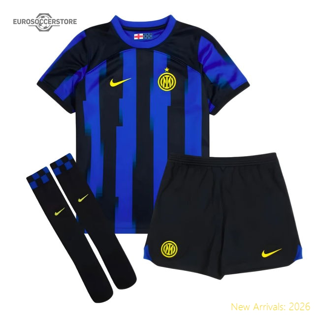 2023-2024 Inter Milan Home Mini Kit-The Soccer Shirt Hub