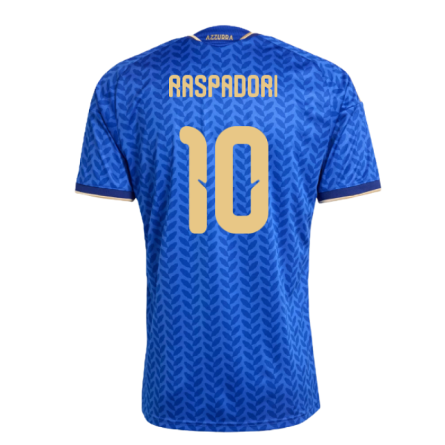 2026-2027 Italy Home Shirt (Raspadori 10)-The Soccer Shirt Hub